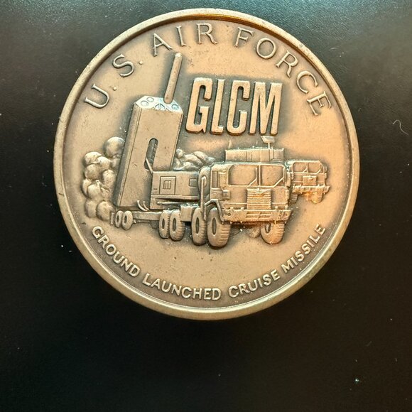 Belt Buckle - U.S. Air Force Ground Launched Cruise Missile (GLCM) - Picture 1 of 2